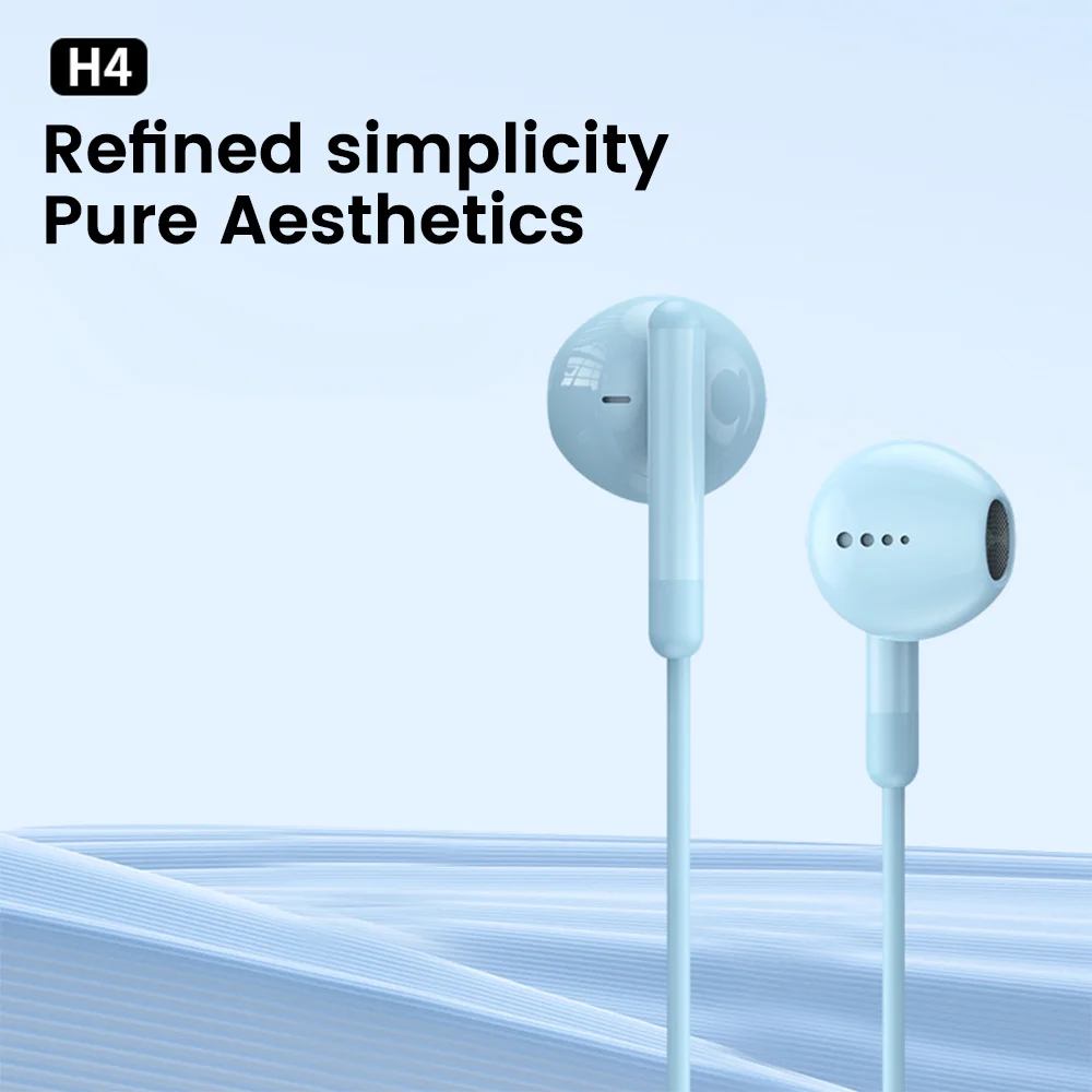 3.5MM/Type C Wired Earphones In-Line Control With Microphone In-ear Wired Headphones for iphone 15 Samsung PC Laptop Tablet