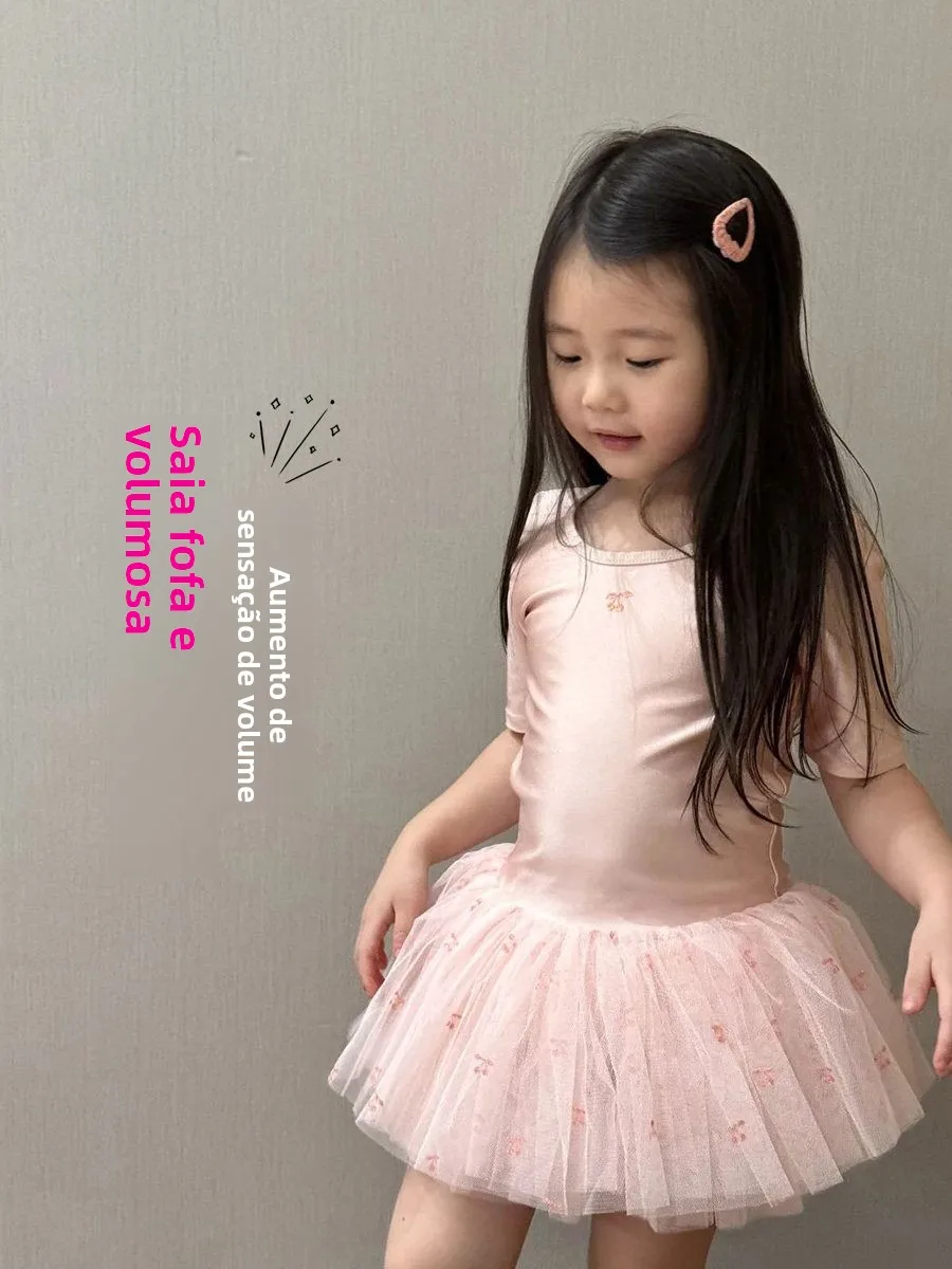 sweet-princess-girl's-dress-summer-fashion-ballet-dance-clothes-baby-casual-style-comfortable-material-round-neckline-other-o
