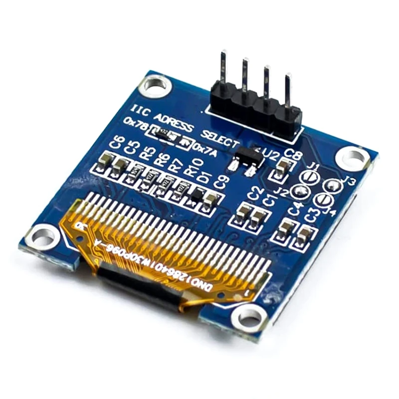 OLED Display Module 0.96 Inch 12864 128X64 Pixel Driver IIC I2C Serial Mini Self-Luminous Display Screen Board
