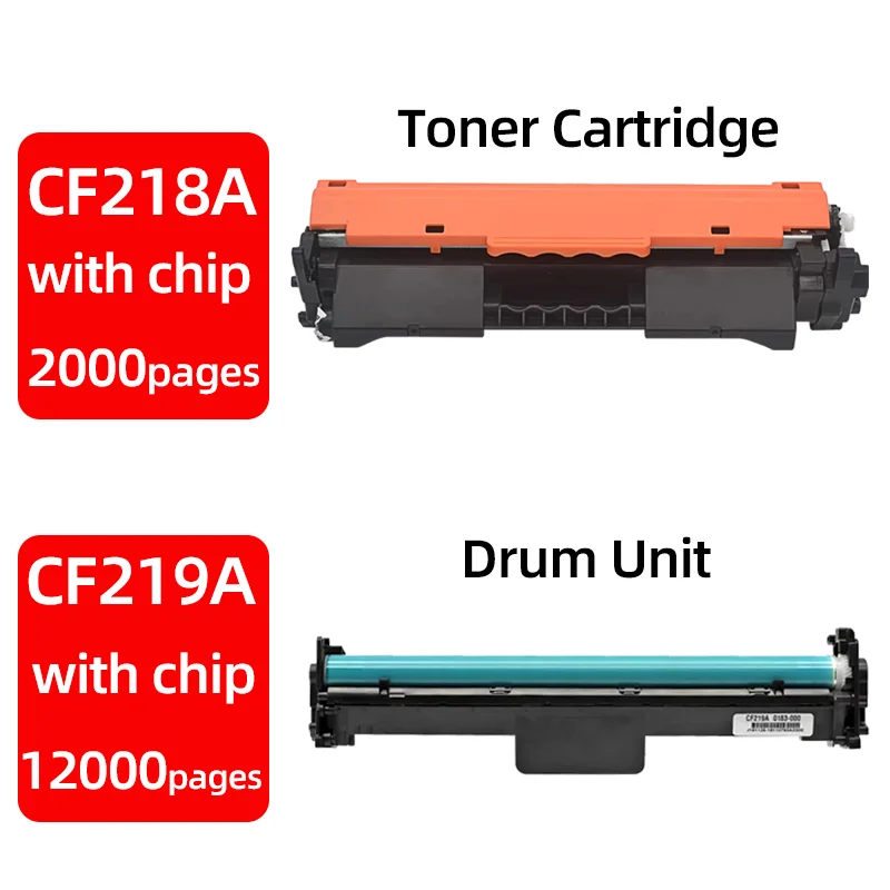 

Картридж с тонером CF218A 18A CF219A с чипом, совместимый с HP Laserjet Pro M104a M104w M132a M132fn M132fp M132fw M132nw M132snw