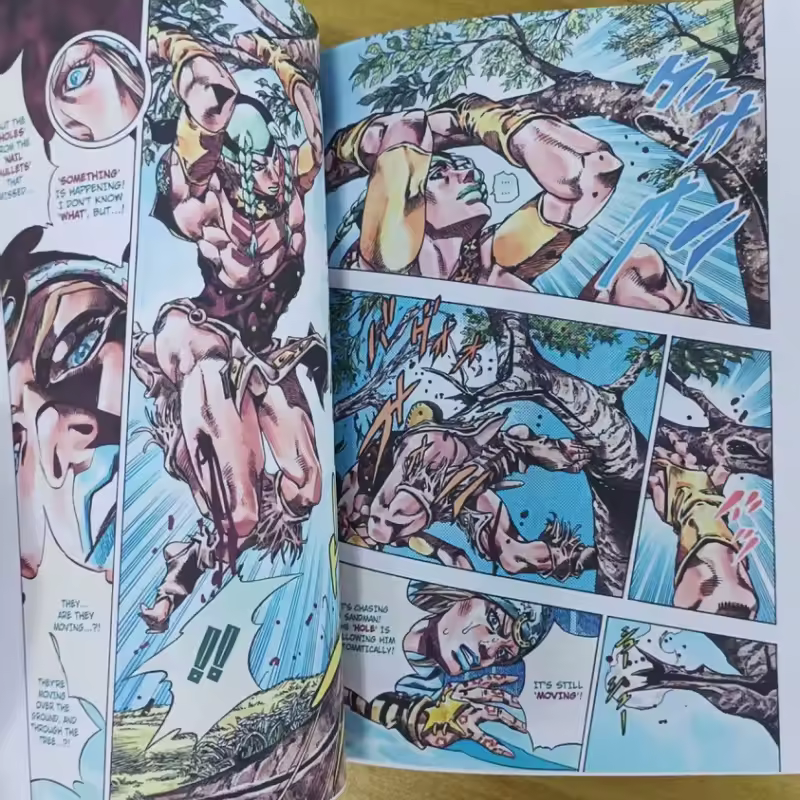 12 Books Steel Ball Run Manga Book JOJO's Bizarre Adventure Part7 Vol.1-12 Japanese Youth Comic Books English Manga Books - Image 6