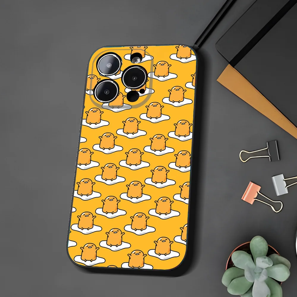 Cute G-Gudetama Phone Case For Xiaomi 11 Redmi Note 11 5G 8T 9A 9 10T Note8Pro Note9 12SUltra Black Case