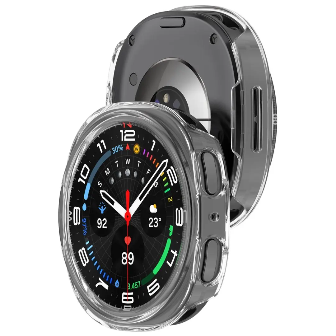 حافظة حماية بإطار ممتص للصدمات لهاتف سامسونج جالاكسي ساعة 8 40 مللي متر 44 مللي متر ساعة 8 كلاسيكية 46 مللي متر ساعة الترا 2