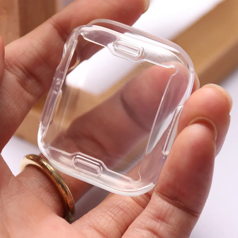 Transparent Cover Screen Protector for Apple Watch 11 10 9 8 45/41mm 44mm 42mm 46mm Soft TPU Case IWatch Series 7 SE 6 5