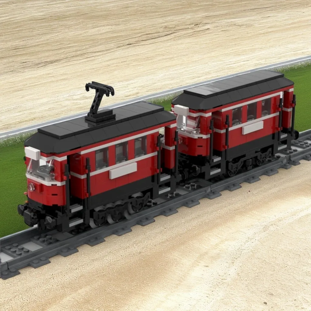 

NEW 477PCS MOC Railway Train Historic Tram Historische Stra Enbahn Model Collectible Display DIY Creative BricksHome Decor Gift