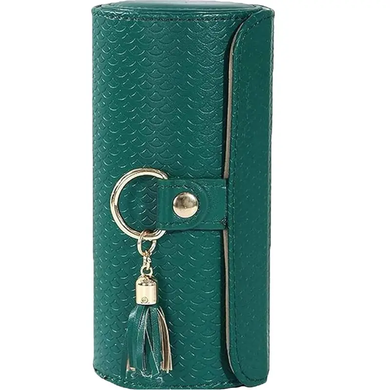 

CYL-Элегантный портативный органайзер для украшений с многослойной конструкцией на молнии - для женских украшений, компактный футляр для хранения