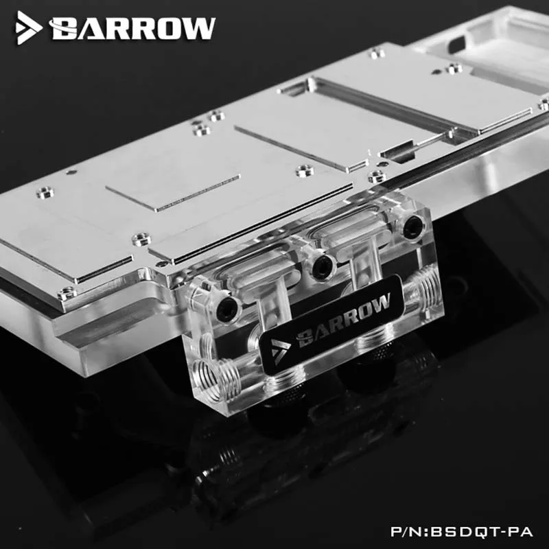 Barrow L-Type GPU Water Block Bridge Adapter Kit Acrylic Multi-Function for PC Liquid Cooling Modification BSDQT-PA
