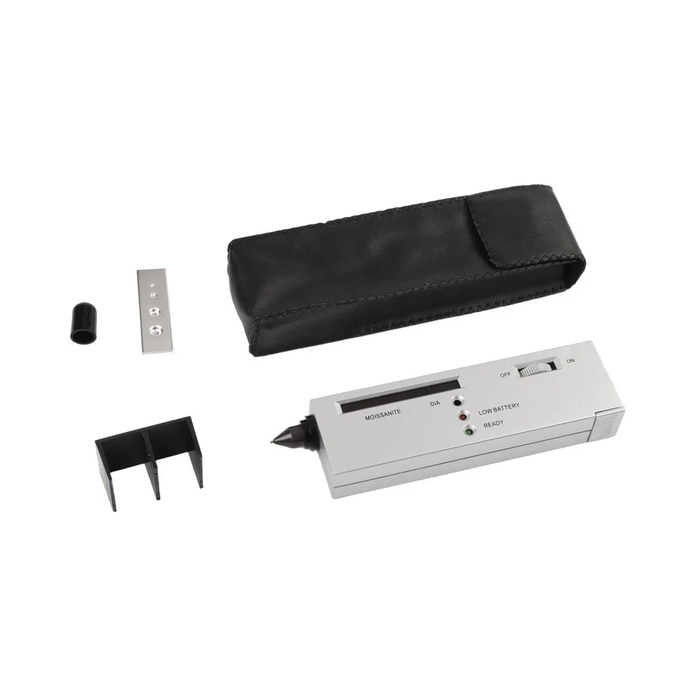As Shown In The Picture Jewelry Detector Gemstone Detection Equipment LED Indicator Stone Verifier Battery Powered 9V