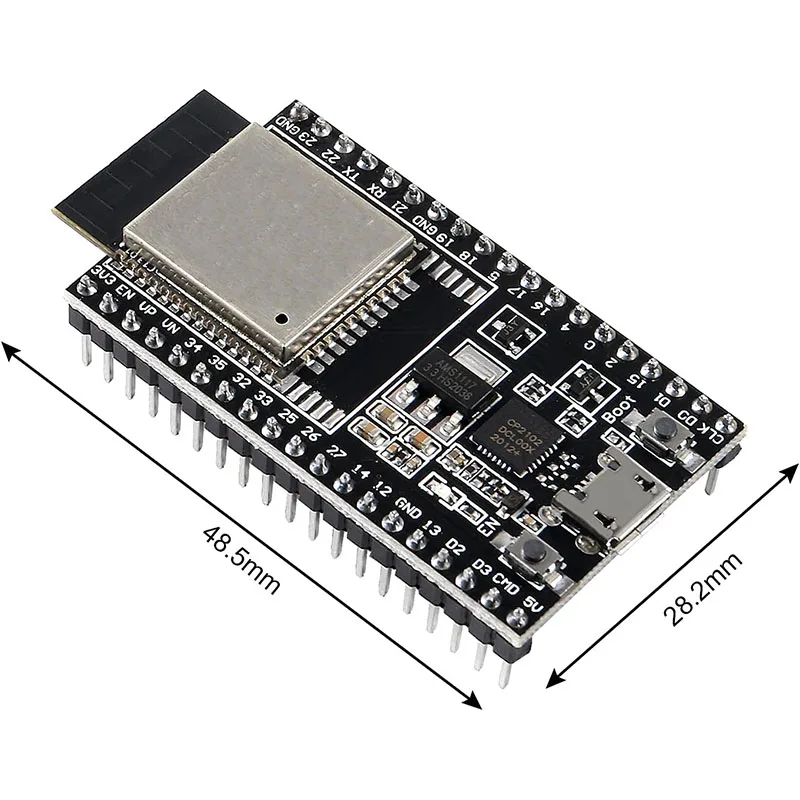 Fotografia 6: Placa de núcleo ESP32-DevKitC ESP32 placa de desenvolvimento ESP32-WROOM-32D ESP32-WROOM-32U WIFI + Bluetooth compatível IoT NodeMCU-32