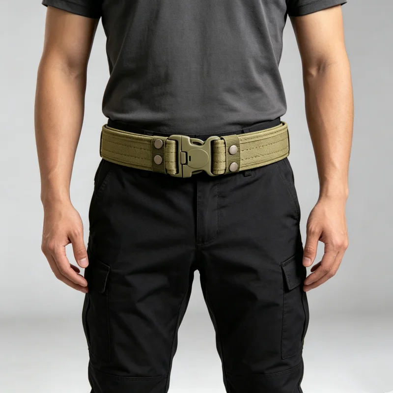 security belt for men Tactical Combat Belt Utility Gear Adjustable  Police Military Equipment with Side Release Buckle