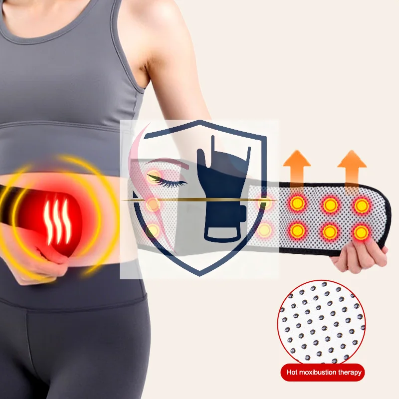 

Регулируемый магнитный поясной ремень для терапии спины для женщин и мужчин, массажная стальная пластина, поддерживающая защита, самонагревающийся массажерный ремень