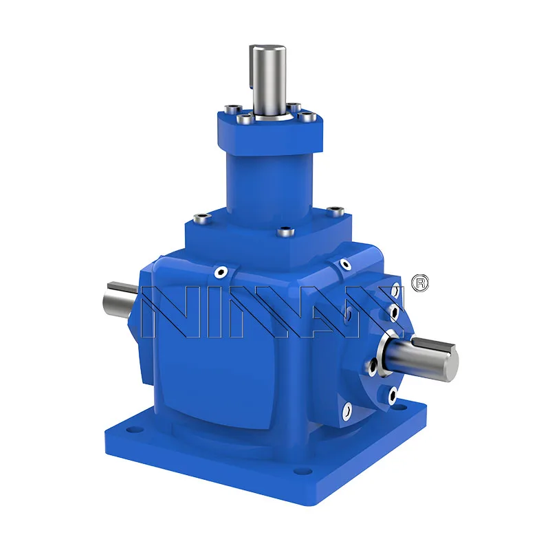 High Precision T-shaped Steering Gear Bevel Gearbox 90 Degree Right Angle  Steering Gear Box on Sales
