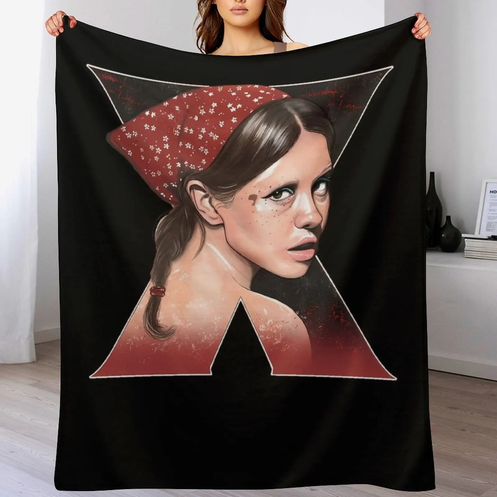 

X Movie Character Throw Blanket Warm Napping Blanket for Office Couch Bed