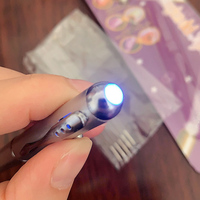 Invisible Ink Pen Anti-Counterfeit Disappearing Ink Markers With UV Light LED Secret Ballpoin Pen Plastic Office School Supplies