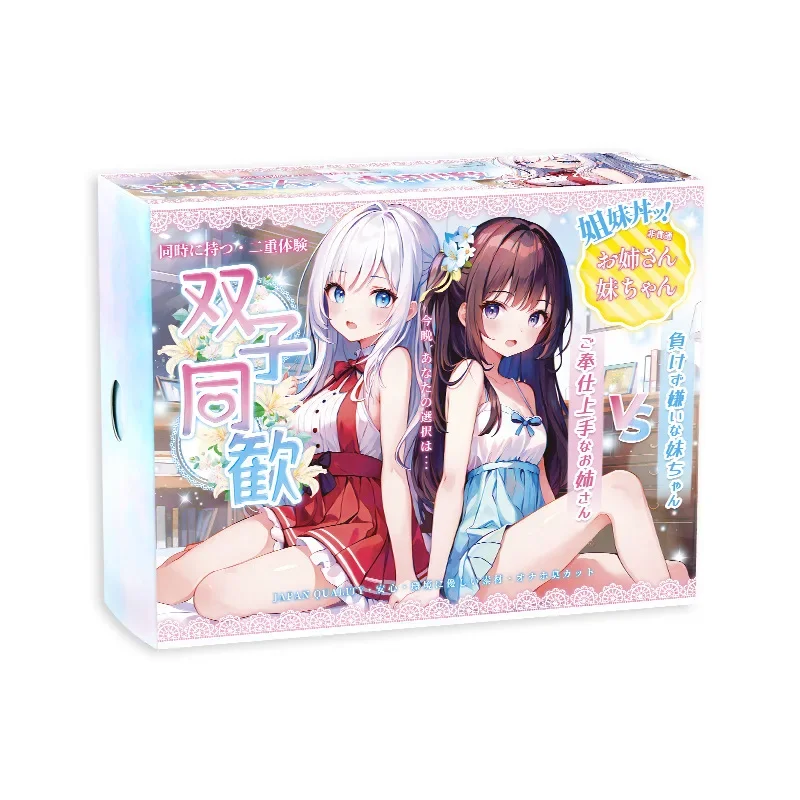 Giappone Sorelle Seni vaginali Canali ano Giocattoli realistici del sesso per uomo Masturbatori Masturbazione vaginale artificiale Anime 18