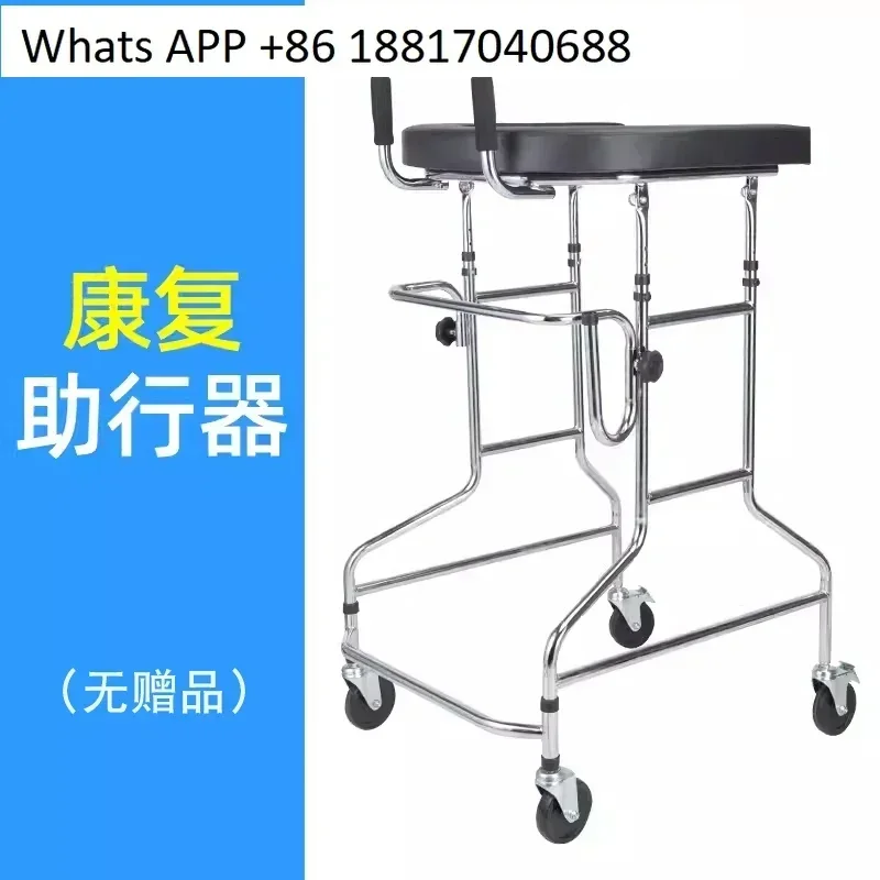 Auxiliares para caminhada para idosos, equipamento de treinamento de reabilitação, estrutura em pé, dispositivo para caminhada