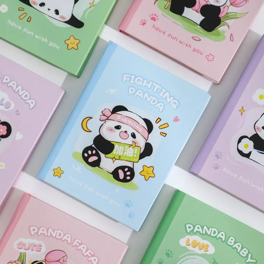 Memo Diary Planner A7 Mini Pocket Notebook Thickening Taking Notes Agenda Organizer Panda Pattern Diary Notebook Office Supply