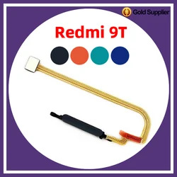 Сканер отпечатков пальцев для Xiaomi redmi 9T, оригинальный сканер с сенсорным ID подключением к материнской плате, кнопкой возврата и гибким кабелем