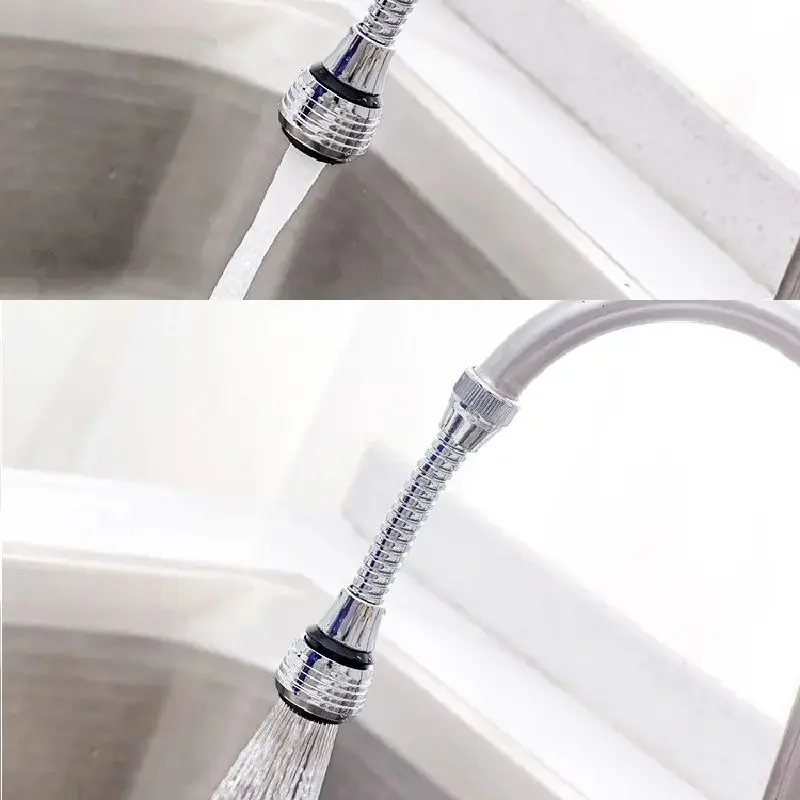 2 Modes Sink Faucet 360 Degree Rotation Filter Extension Tube Shower Water Saving Tap Universal Kitchen Gadgets Accessories