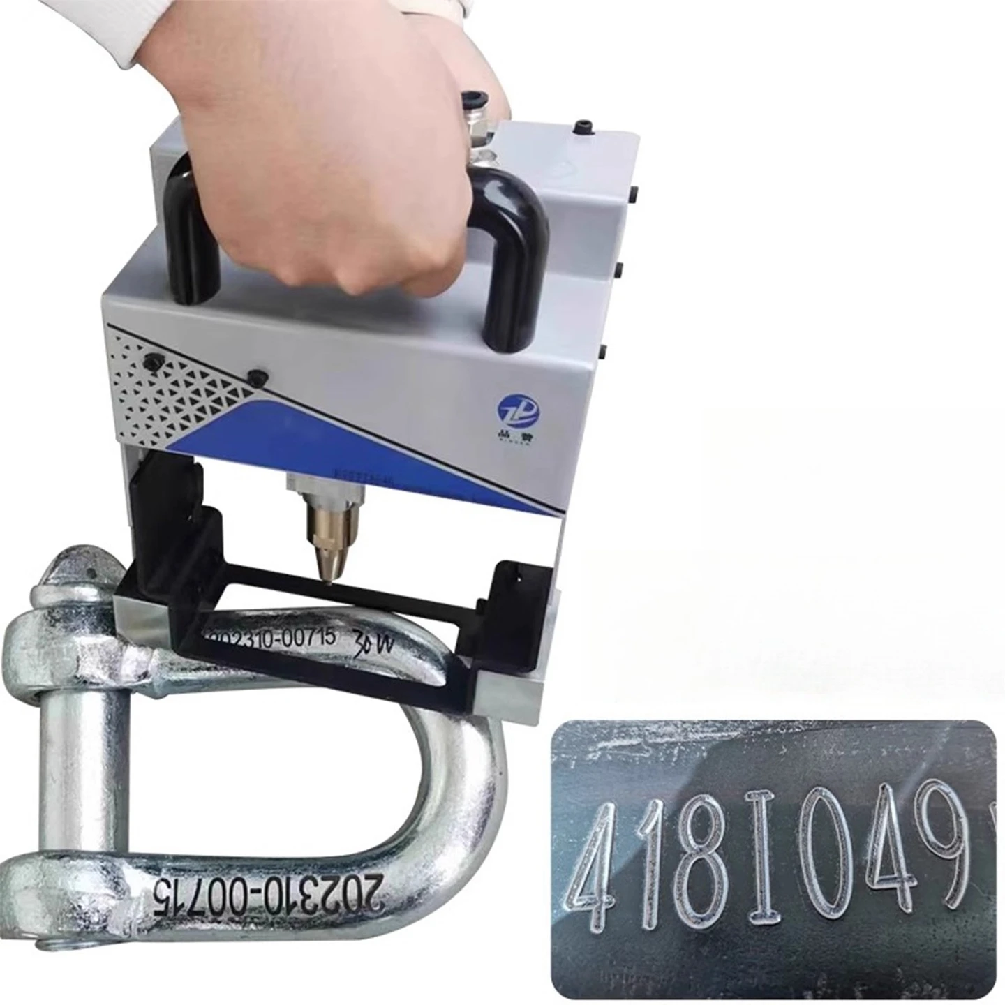 Pneumatic Marking Machine Handheld Electric Steel Stamp Coding Machine Portable Metal Mold Lettering Machine