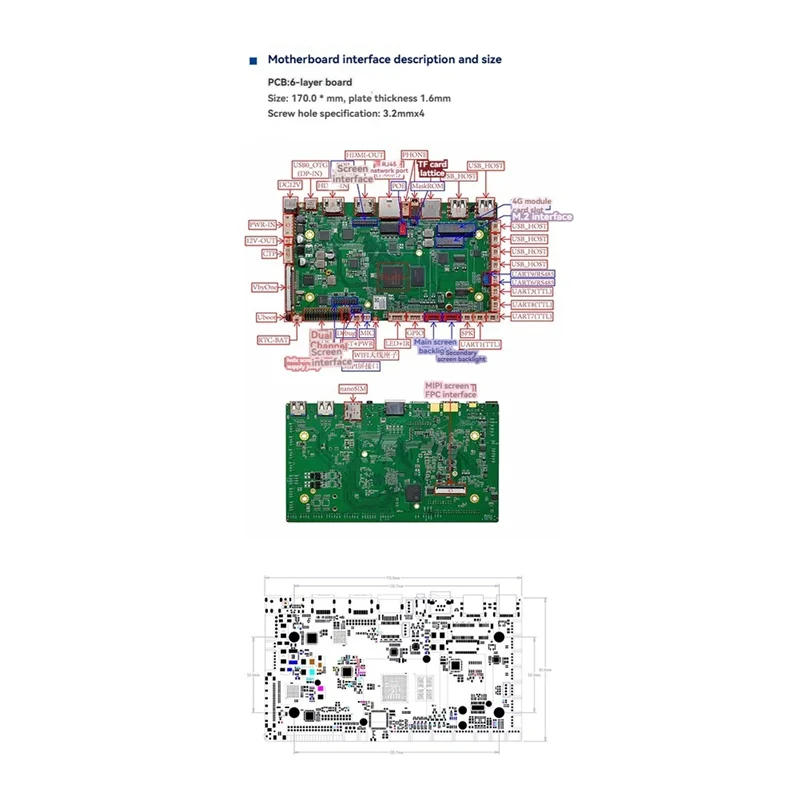 

Rk3576 Android14 Motherboard Face Recognition Video Encoder Solution Development Board Industrial Control Motherboard
