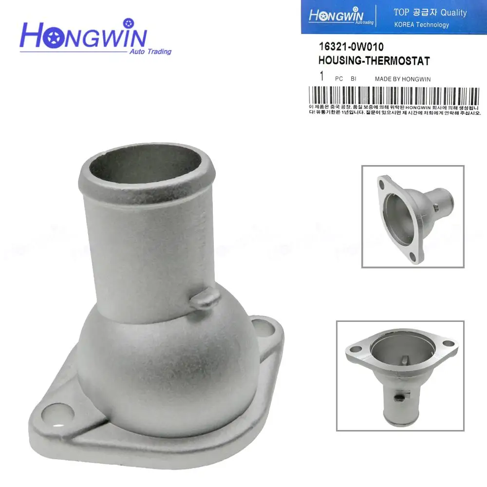 OE #: 16321-0W010 163210W01 0 płyn chłodzący silnik obudowa termostatu wylot wody pasuje do Toyota Tacoma T100 4Runner 1996-2004 2.4L/2.7L