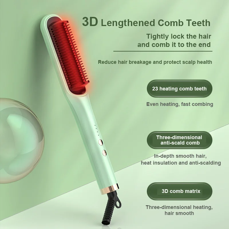 Professional hair straightener Flat Iron Hair Straightener With Digital LCD Display Dual Voltage Instant Warming Cu