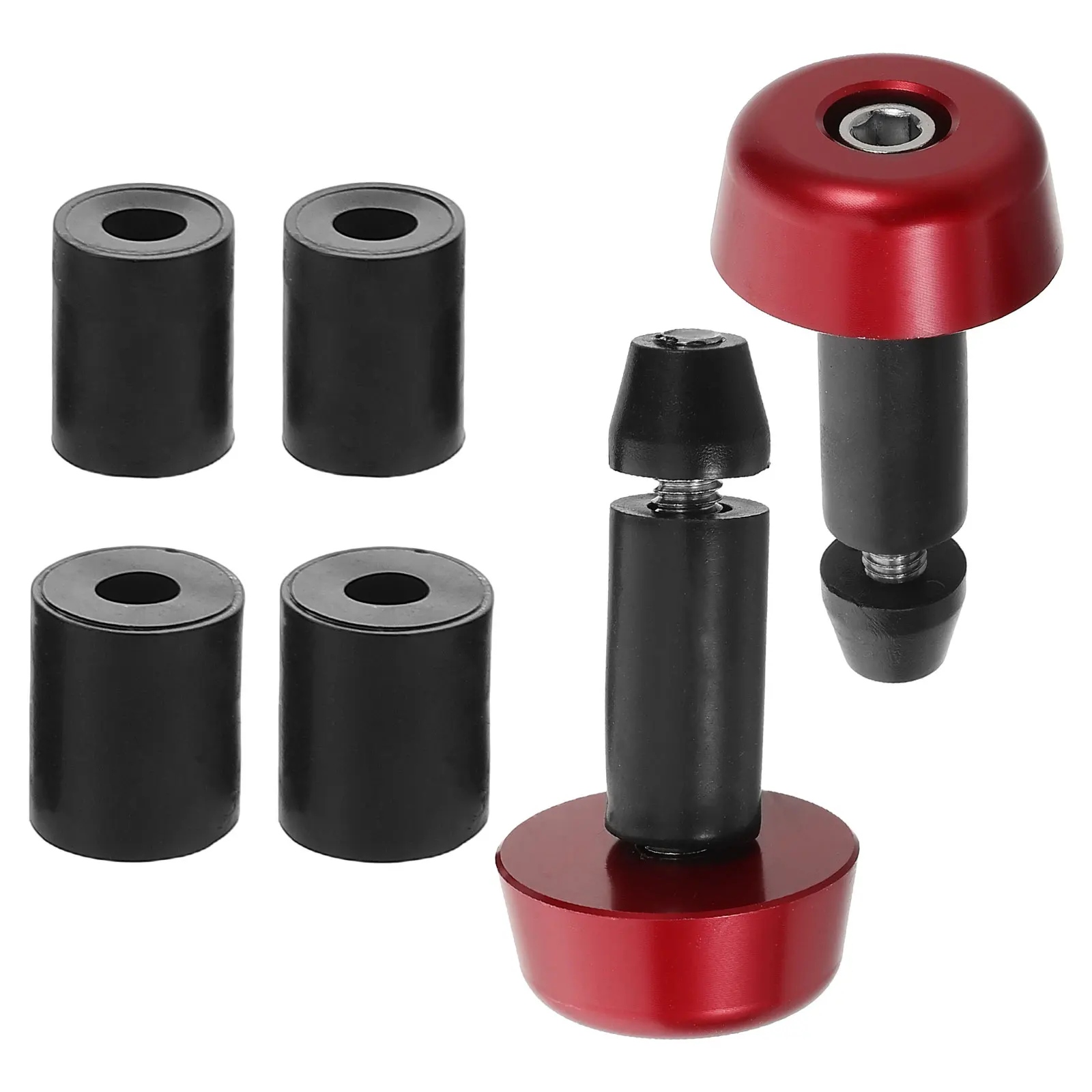 

Motorcycle Handlebar Plug Bicycle Aluminum Bike Iron Screw Alloys Handlebars End