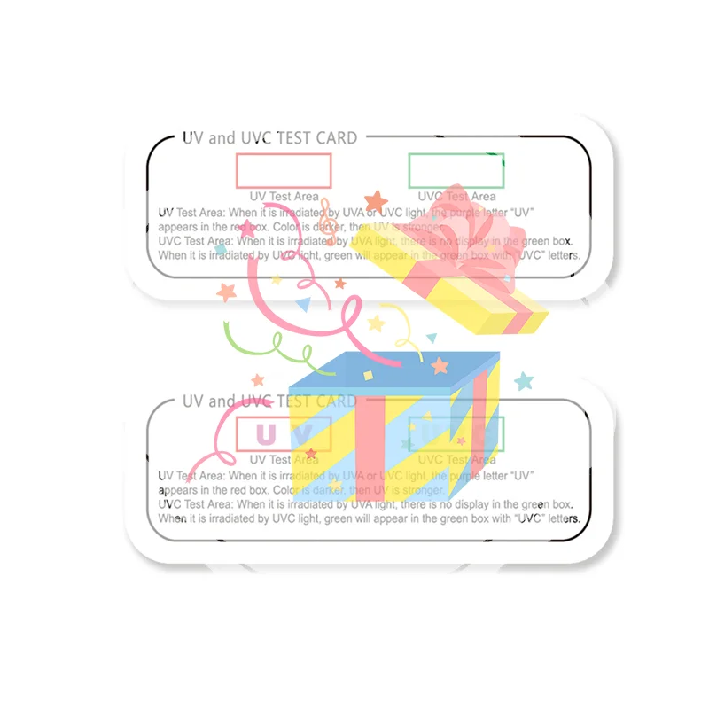 

10PCS High Quality Light Test Cards UVA UVC Test Cards Light Wavelength Indicator Cards