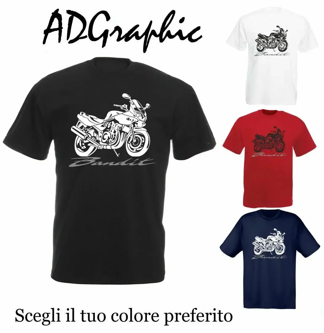 Fashion T-Shirt Cotton Moto Suz Motorcycle Bandit 600 1200 S Tees