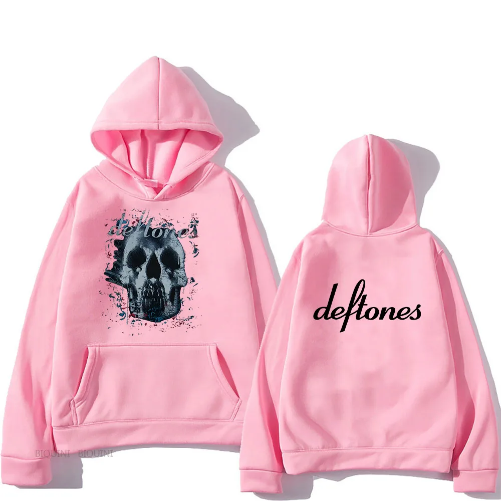 Deftones Hoodies Men Fashion Winter/Autumn Sweatshirts Hip Hop Tops Regular Fit Male Clothing Graphic Printing Hooded Pullovers