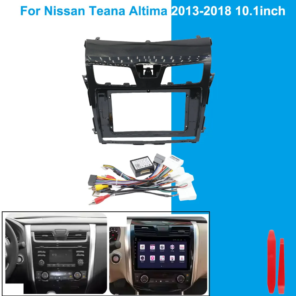 

9 10 Inch Car Frame Fascia Adapter Canbus Box Decoder For Nissan Teana Altima 2013-2018 Android Radio Dash Fitting Panel Kit