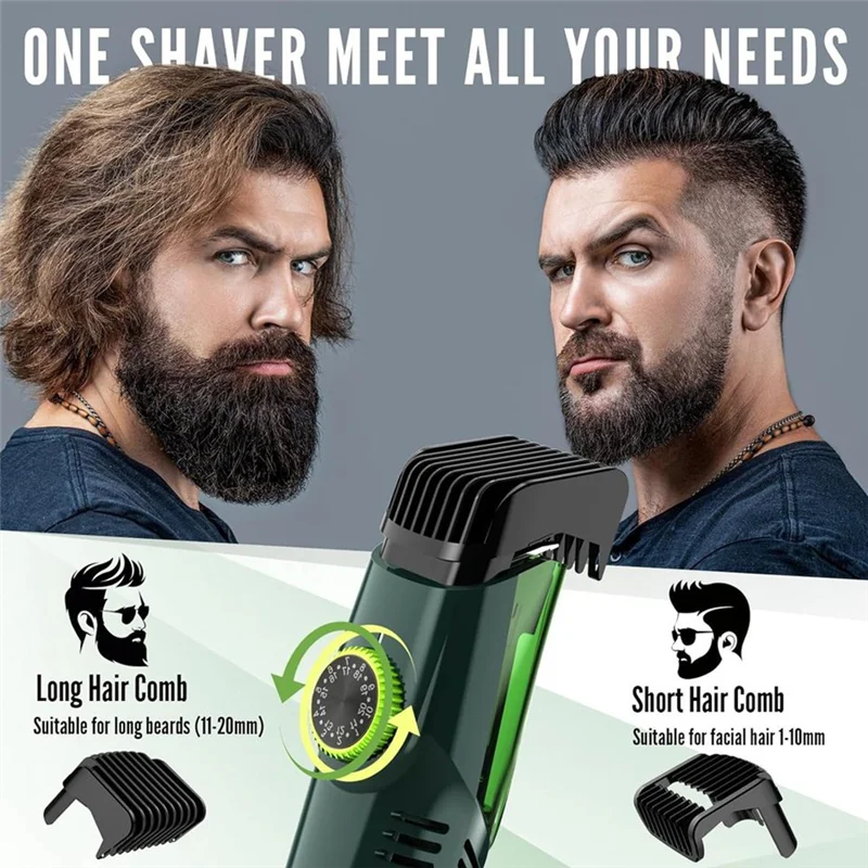 A66T-Electric Shaver With Built-In Vacuum Precision Clipper For Mustache And Sideburns Precision Clipper For Mustache And Sidebu