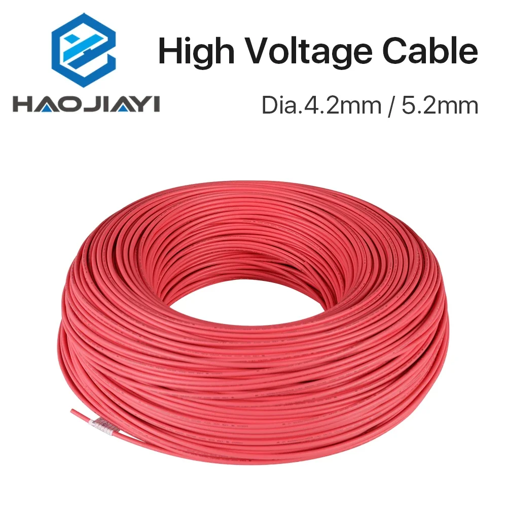 High Voltage Cable 3m for CO2 Laser Power Supply and Laser Tube for Cutting & Engraving Machine