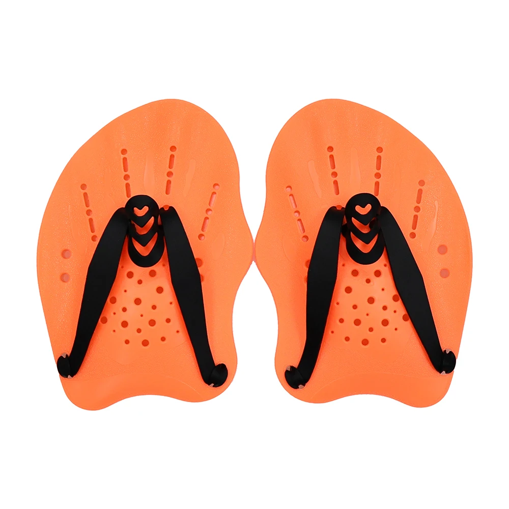 Schwimmtrainings-Handflossen, Schwimmpaddel, Freestyle-Schwimm-Froschflossen mit verstellbaren Silikonbändern – Detail 10