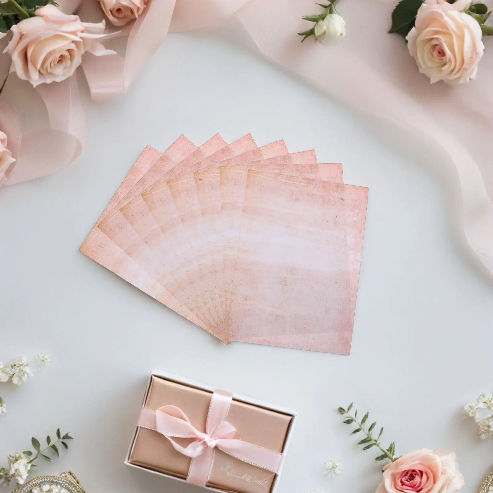 100Sheets Vintage Writing Paper Double Sided A4 Letter Sheets for Journaling Scrapbooking Calligraphy Wedding