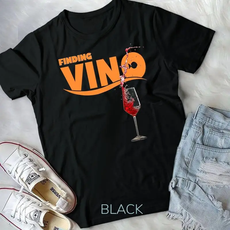 Finding Vino T Shirt for Wine Lovers Unisex T shirt