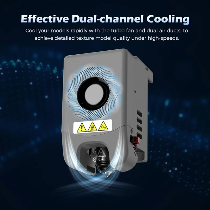 

A13E-3D Printer Extruder Assembly For Adventurer 5M/Pro–Direct Drive Extruder Kit,With 0.4Mm Copper Nozzle