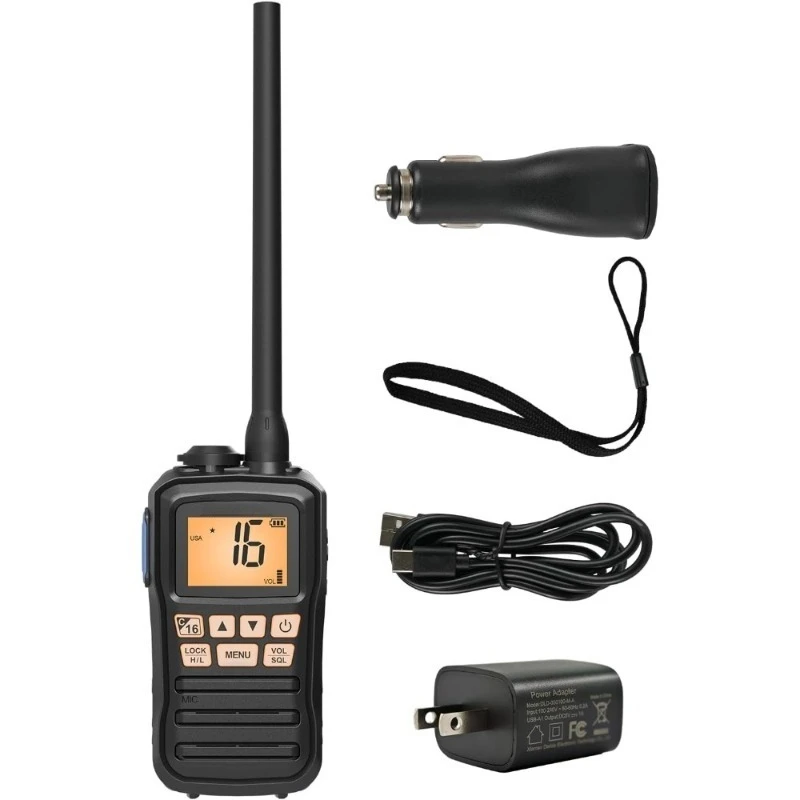 

Модернизированная плавающая УКВ-морская радиостанция IP67, водонепроницаемая, с 88 каналами Type-C NOAA для рыбалки, каякинга