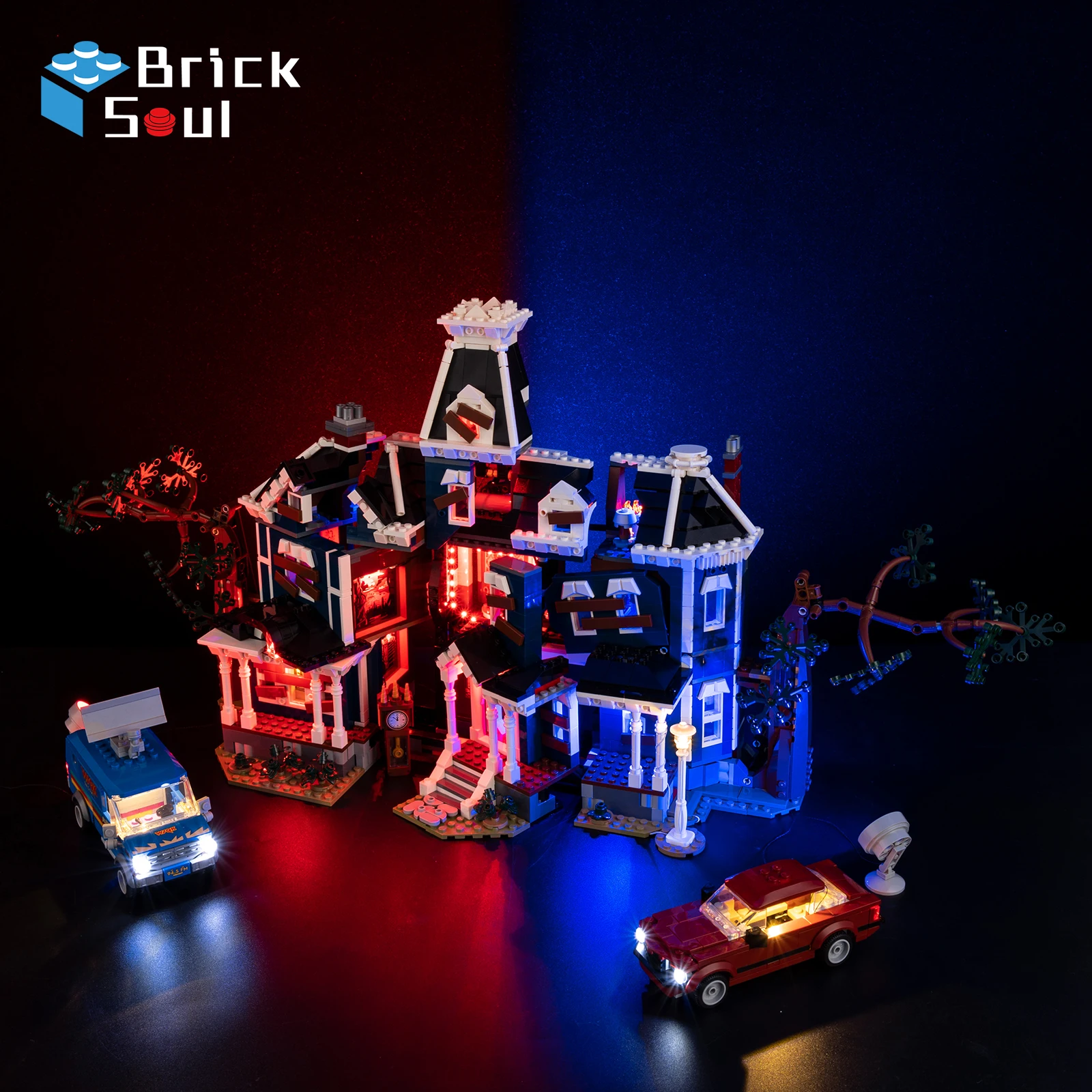 Kyglaring LED 조명 세트 레고용 DIY 장난감: 기묘한 이야기: 크릴 하우스 11370 빌딩 블록(모델 없음)