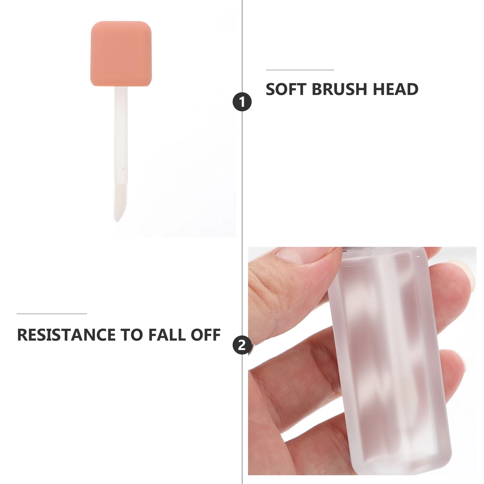 5 قطعة أنابيب ملمع الشفاه 6 مللي المحمولة إعادة الملء زجاجات بلسم الشفاه الفارغة الصغيرة السفر استخدام خفيفة الوزن لتقوم بها بنفسك زجاجات أحمر الشفاه الصغيرة #3