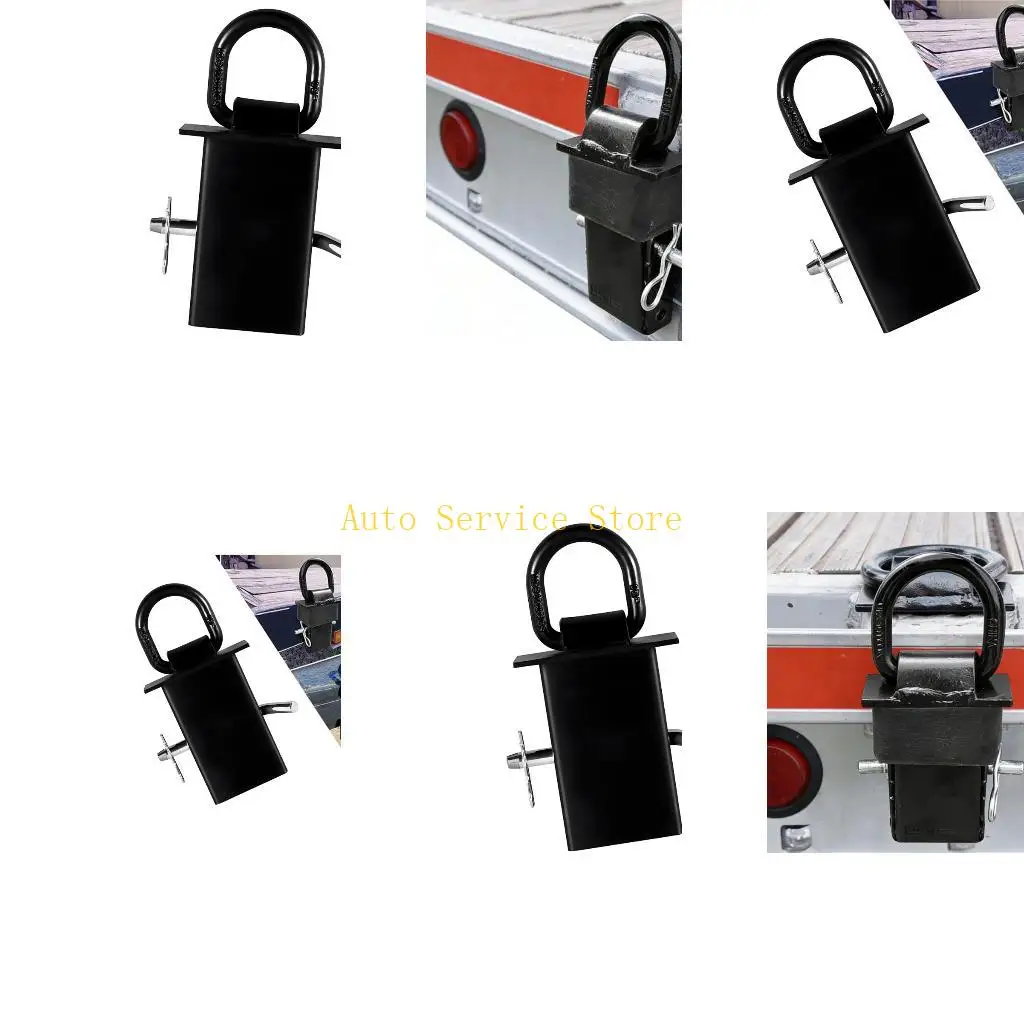 462A Easy To Use D Type Tow Hook Shackle Stake Pocket D Rings For Car And Motorcycle