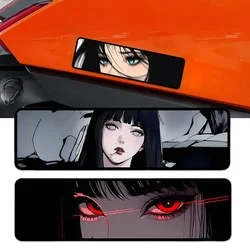1PC JDM Motorcycle Stickers Waterproof Anime Peeking Eyes Decor for Motorbike Fuel Tank Helmet Box Electric Scooter Vinyl Decals