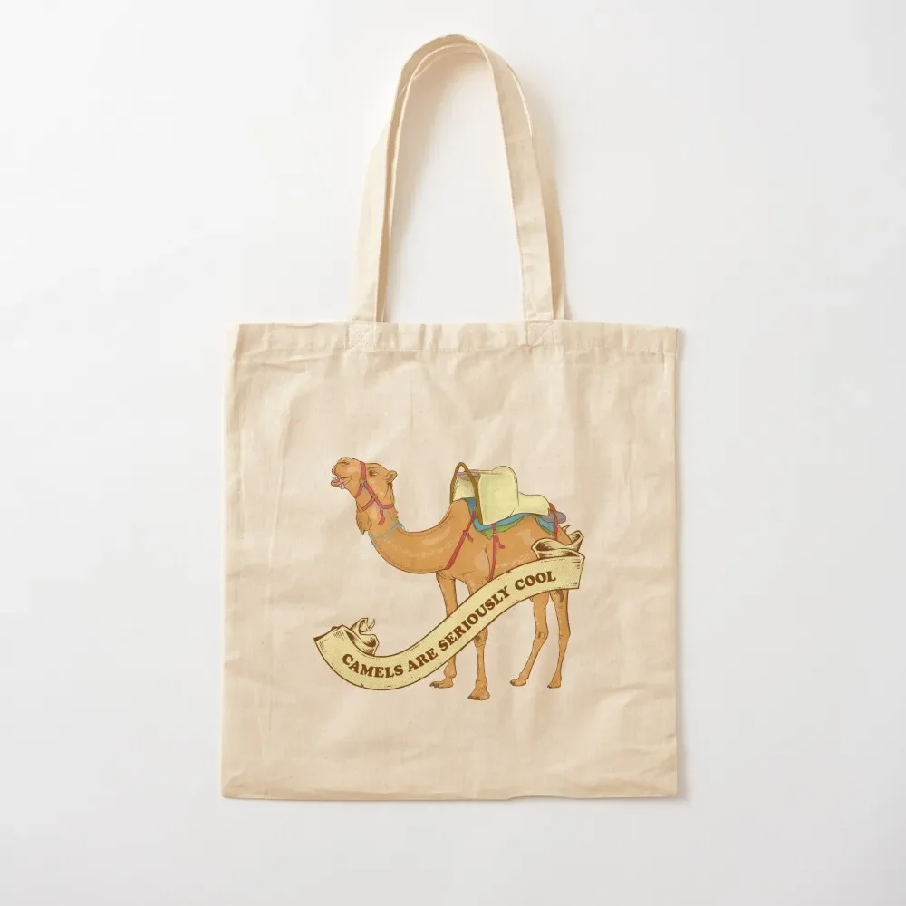 Camels are seriously cool Tote Bag canvas bags shopping bags foldable hand bags large size Bag