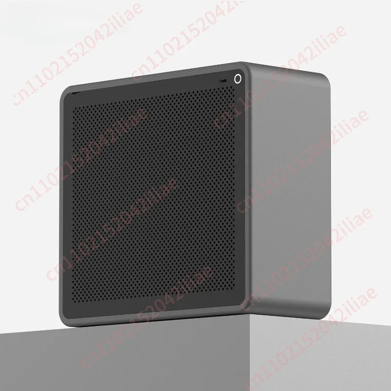MQ4 core display all-aluminum alloy integrated forming itx chassis, desktop HTPC desktop small chassis