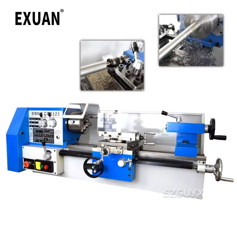 

CQ6125 Multifunctional High-Precision Metal Lathe Domestic Small Lathe Woodworking Bench Lathe Small Domestic Machine Tools