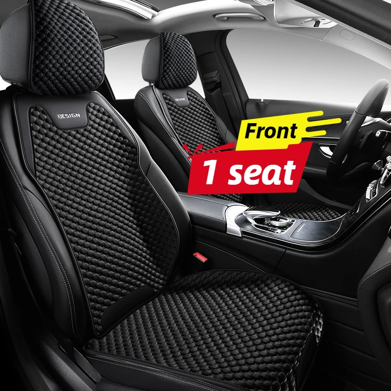 Summer Ice Bean Series Comfortable Universal Car Seat Cushion and Cover, Suitable for Both Driver and Passenger Seats, with 3D Raised Points for Comfort, Pressure Relief, Breathability, and Not Feeling Stuffy, a Must-Have Summer Car Seat Cushion, Suitable for Most Car Front Seats, Suitable for All Seasons, Easy to Care for and Install, Aesthetically Pleasing and Comfortable, a Must-Have for Lazy Car Owners
