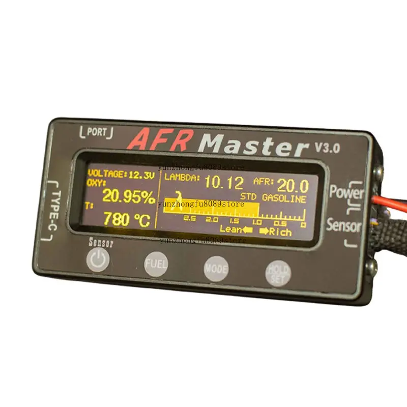 AFR Master Professional Air-Fuel Ratio Analyzer Car, Motorcycle, Go-Kart Air-Fuel Ratio Meter