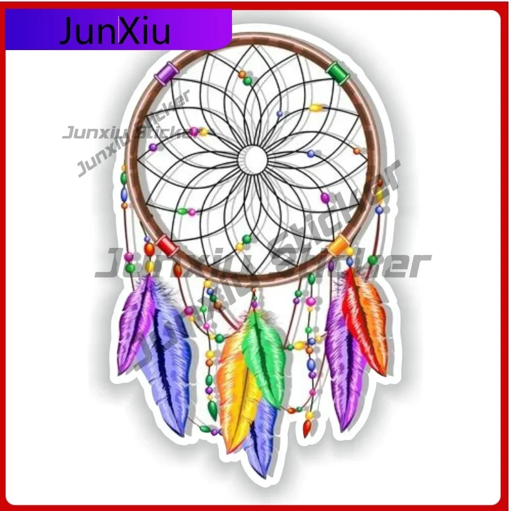 

Dreamcatcher Round Vinyl Pictures Stickers Adventure Motorcycle Stickers Decoration Accessories Custom Vinyl Waterproof Decals