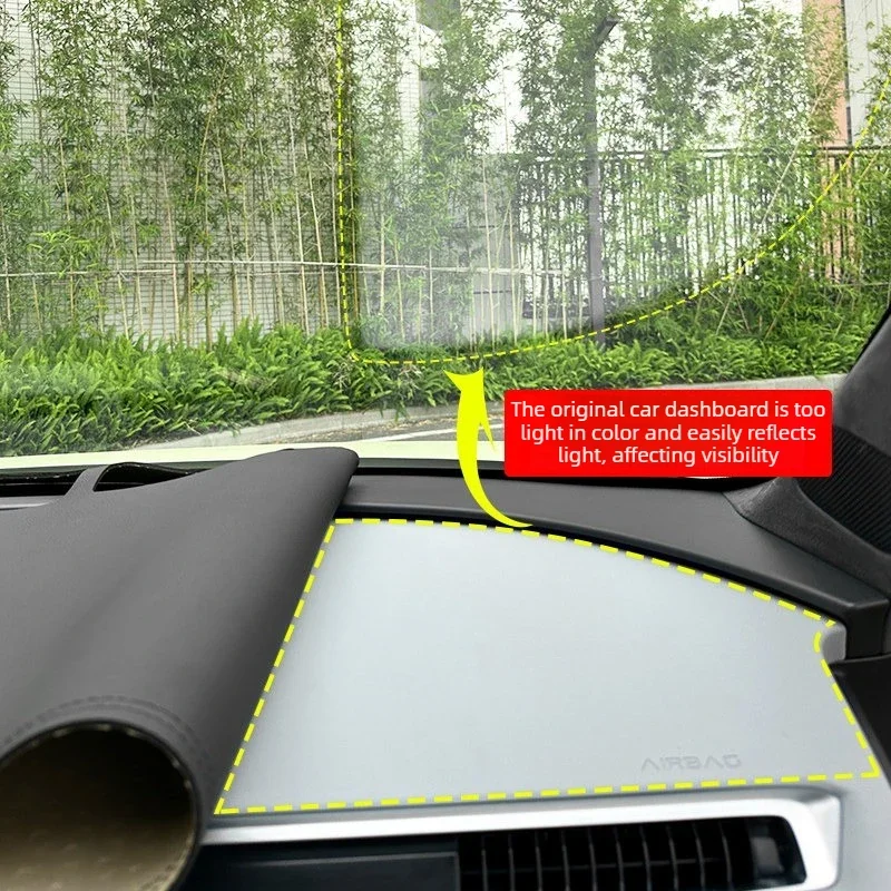 Leather Dashboard Cover- Anti-Glare Dash Mat with Non-Slip Backing Custom Fit For XPENG G6 2026 Interio Modification Accessories
